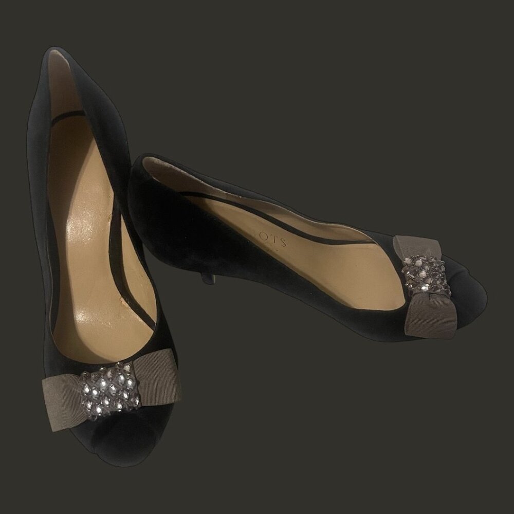 TALBOTS heel 2.5'', Size 5.5, upper leather/suede